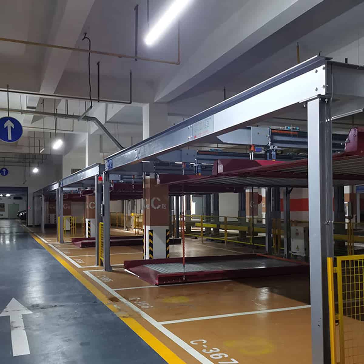 墨江PJS地坑式簡易升降機械式立體車庫