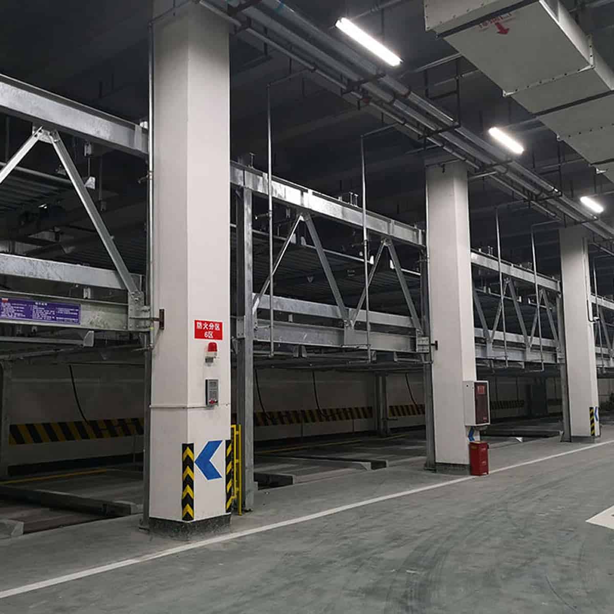 墨江PSH5五層升降橫移機械式立體車庫