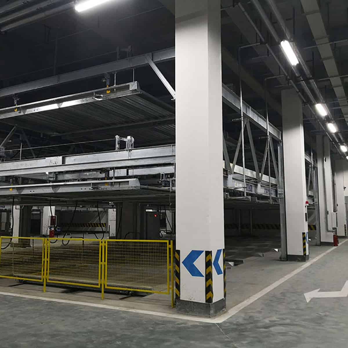 永勝PSH3三層升降橫移機(jī)械式立體車庫