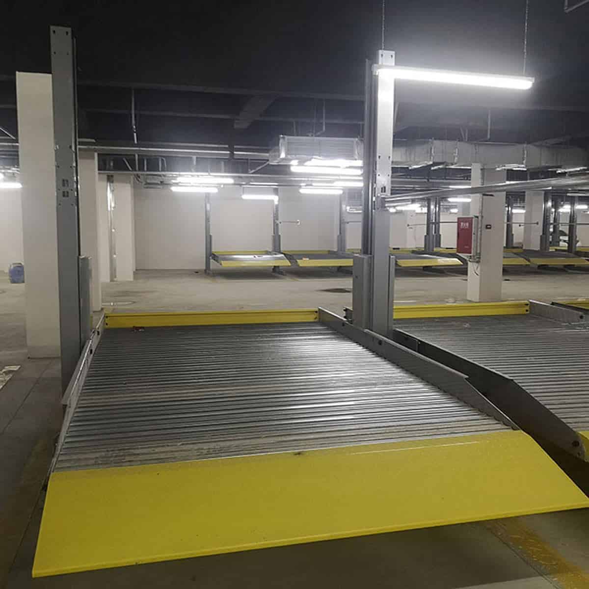 西區(qū)兩柱式停車立體車庫租賃