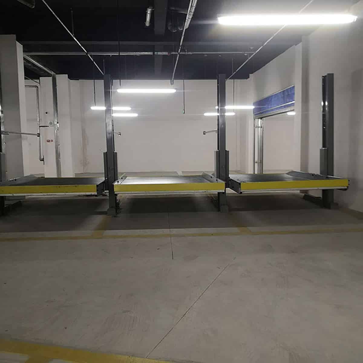 西區(qū)地下室立體停車過驗收