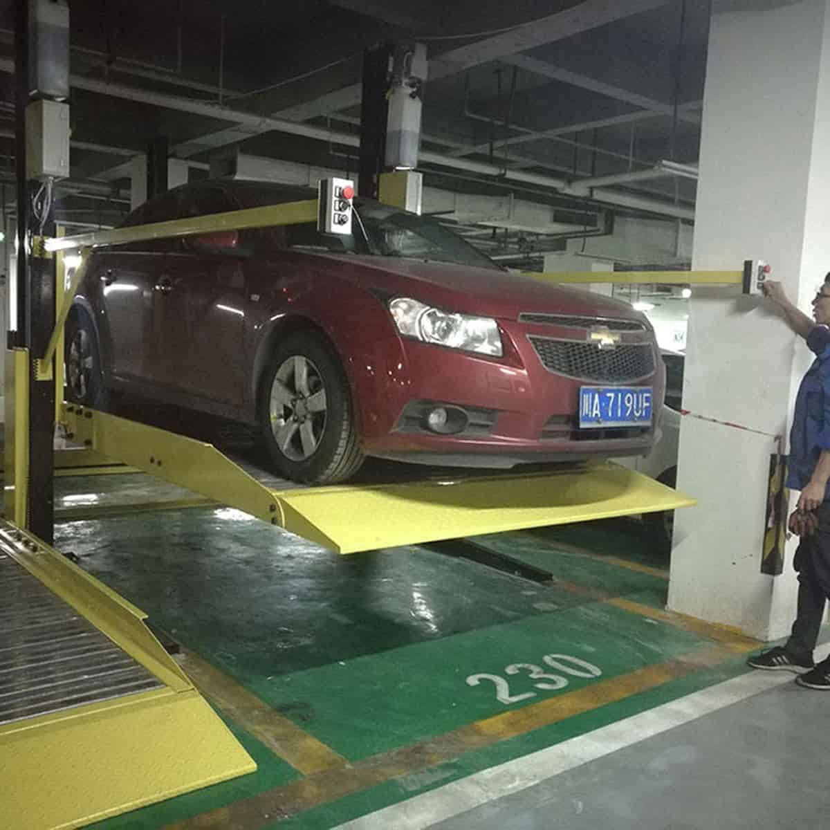 綦江2層機(jī)械車(chē)位拆除