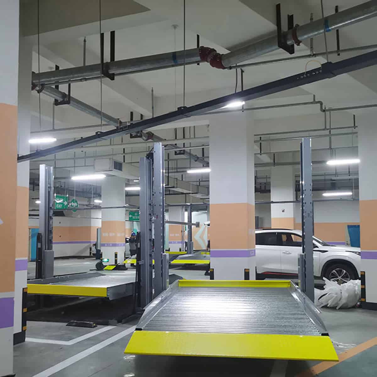 大英橫移式機(jī)械立體車庫(kù)二手