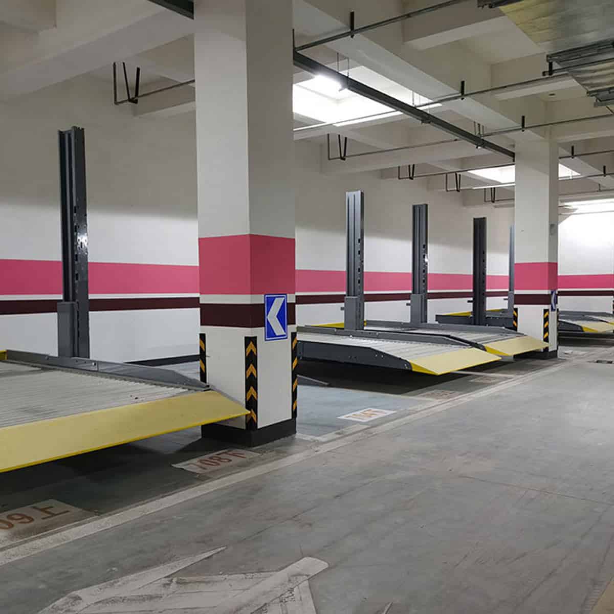 米脂橫移式立體停車庫過驗收