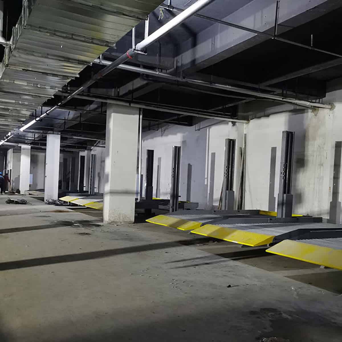南鄭簡易立體車庫停車設備拆除