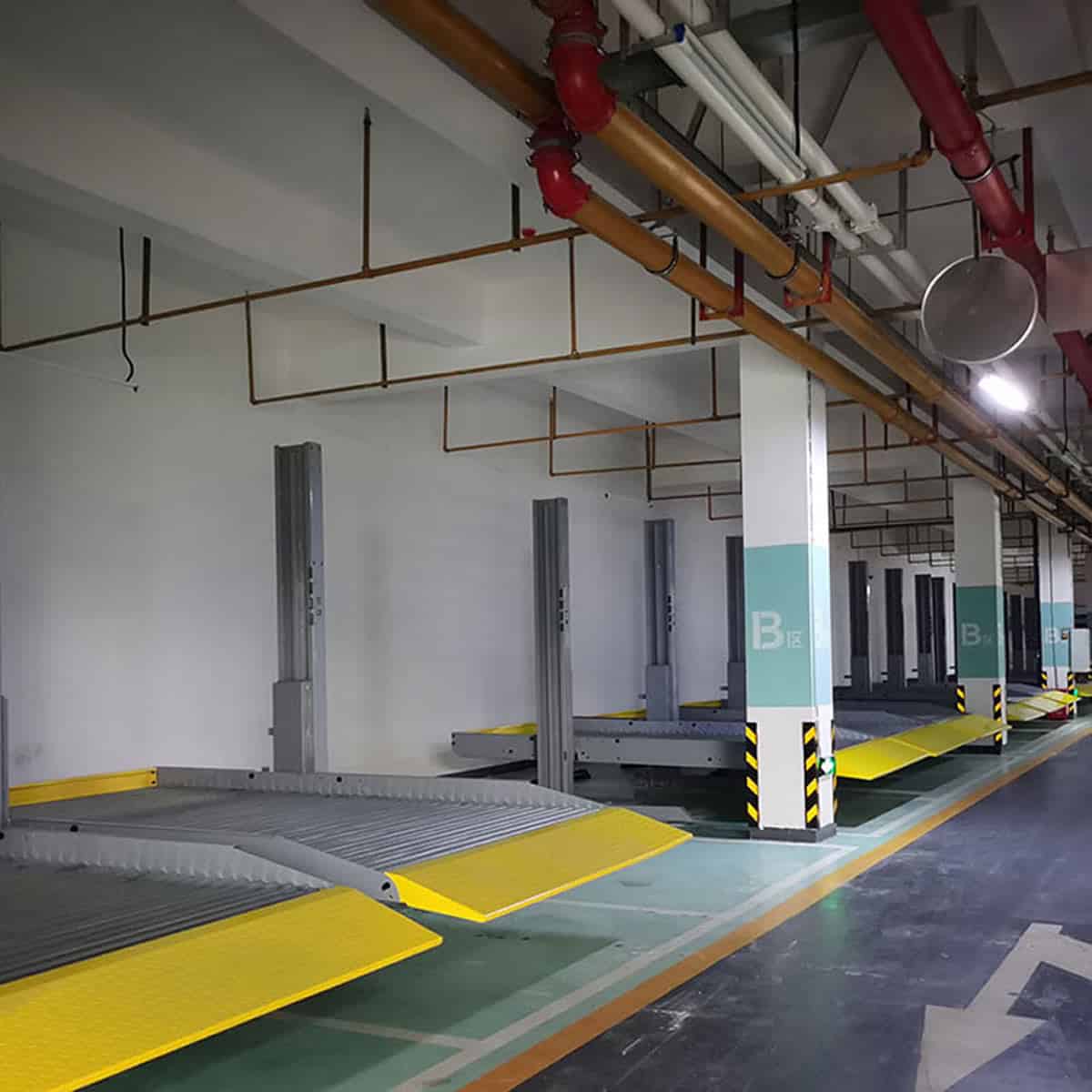 米脂地下立體車庫的空間利用速率快