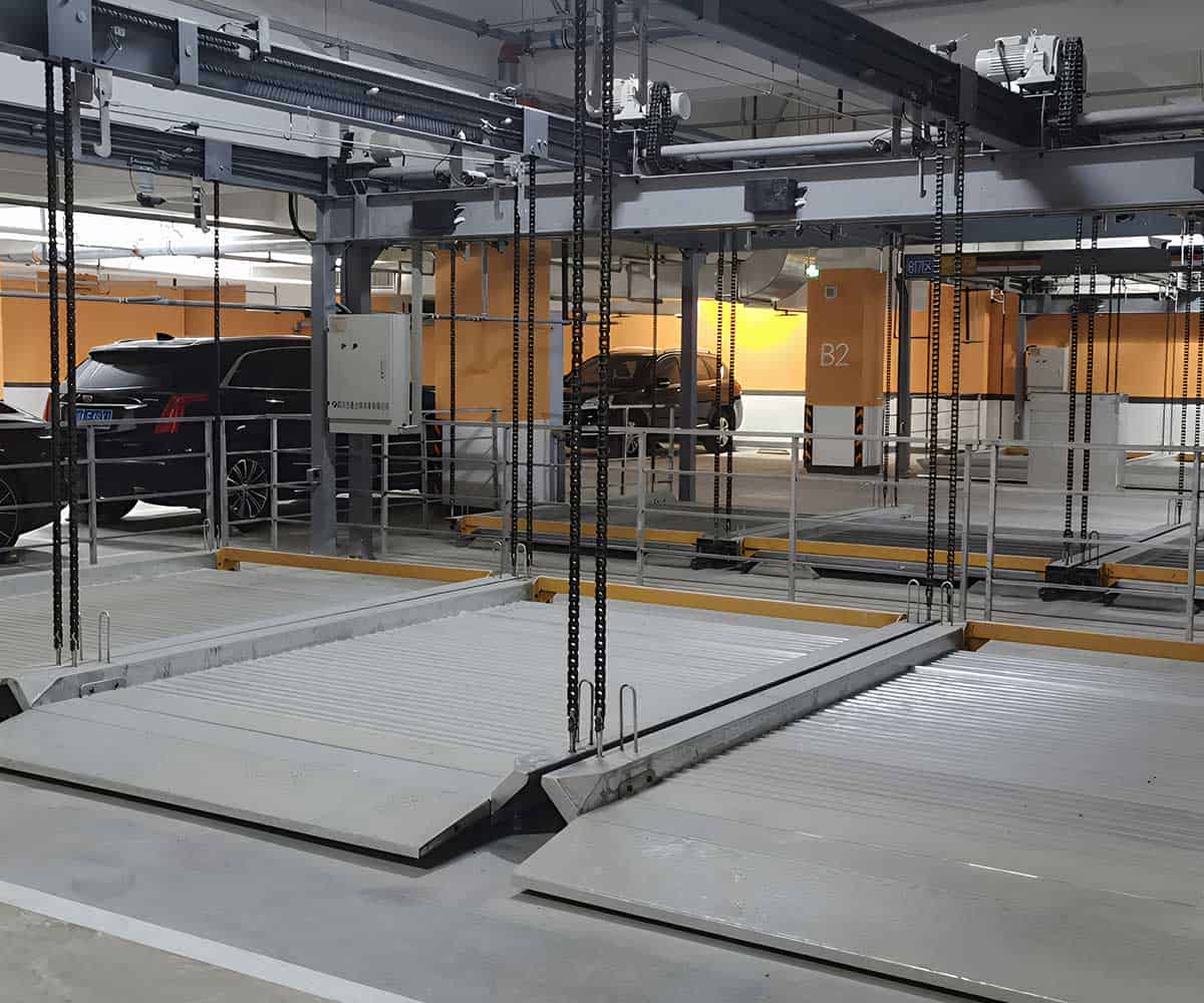 米脂PSH立體車庫停車設備進出注意事項